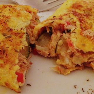 Omelete de atum