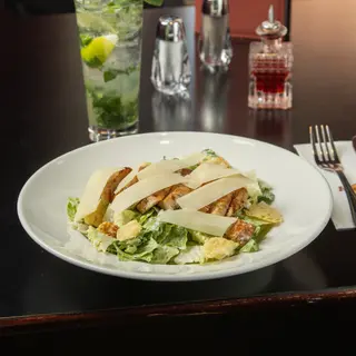 Grilled chicken caesar salad