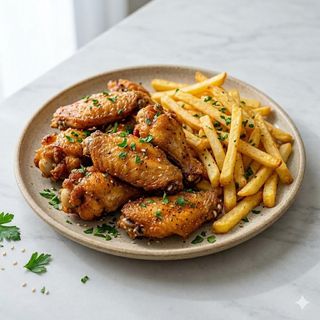 Plato De Alitas De Pollo (5 Uds.)