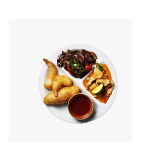 25-Four Flavor Thai plate