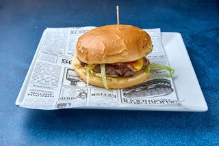 Smash burger bacon single