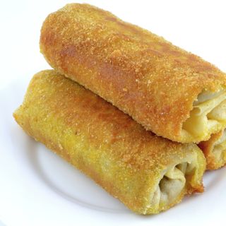 Krokiety z pieczarkami i serem - 2 szt