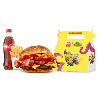 Duo Bacon à escolha Frango e Carne + King Junior (GR)