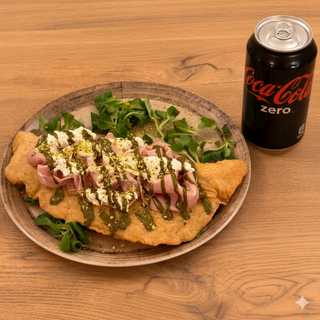 Pizza fritta Atlante + bibita