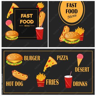 Special menu for 3 pizza 28cm