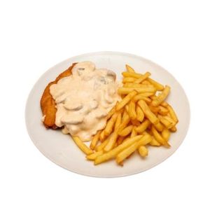 Chicken Escalope With Forestiere Sauce