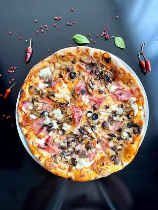 Pizza Prosciutto e Funghi 550g