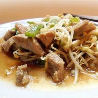 #69. Cerdo Con Brotes De Soja