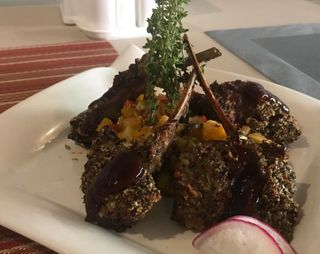 Баранина в пряной корочке