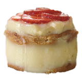 Pastel agustino con fresa