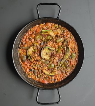 Paella de verduras