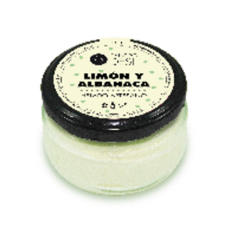 HELADO DE LIMÓN Y ALBAHACA