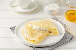 კრეპი თაფლით და არაჟნით