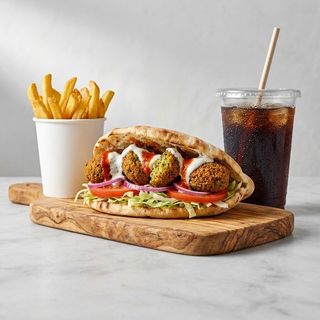 Panino falafel menù