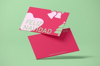 Tarjeta Feliz Navidad 1Ud.