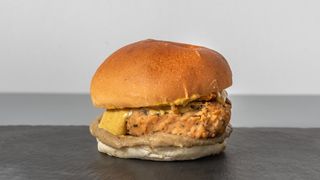 Burger di piselli e lenticchie