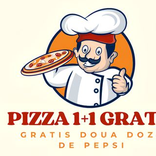 Pizza 1+1 si Doua Doze Pepsi Gratis