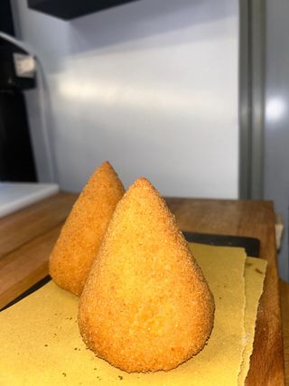 Arancini salmone e zucchine