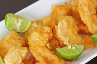 Creveti pane si sos sweet chilli