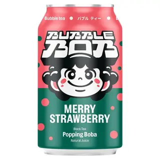 Bubble Bob Merry Strawberry 330ml