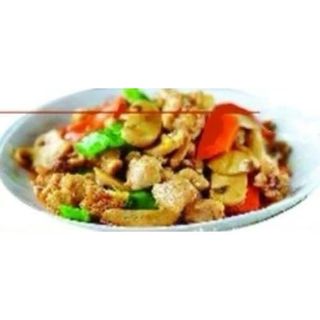 Pollo Con Champiñones Y Verduras