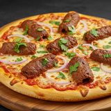 Mutton Sheek Kebab Pizza