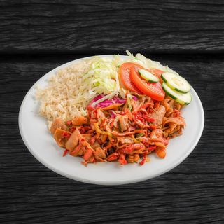 Mixto Con Arroz Y Ensalada