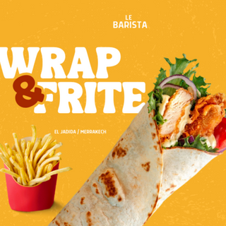 CHICKEN CRISPY WRAP AVEC FRITES