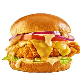 Burger Au Poulet Style Fromage Kech