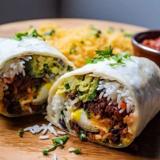 Бурито Veggie Fiesta + Fanta портокал кен