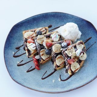 Вафли с нутеллой