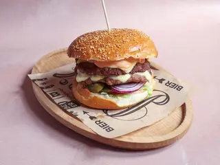 Double decker double burger