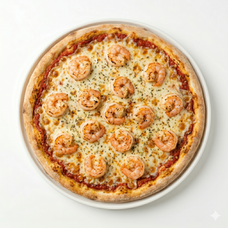 Pizza gambretti (28 cm.)