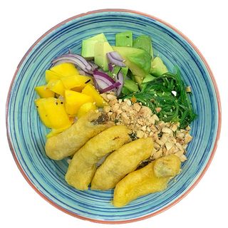 A65.Poke De Pato Crujiente 炸鸭肉POKE