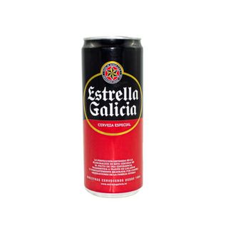 Cerveza Estrella Galicia lata 330ml.