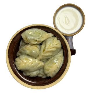 Pierogi z serem i szpinakiem