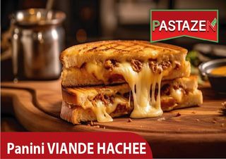 Panini Viande Hachée + Boisson au choix + Frites