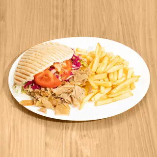 Menú Pita de pollo