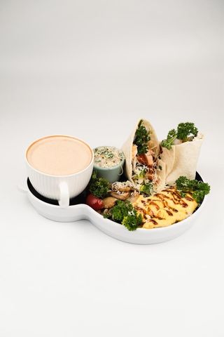 Бурито с курицей и грибами 