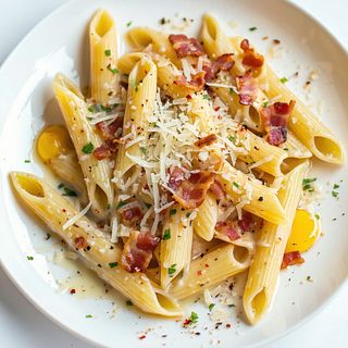 Pene carbonara