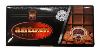 Chocolate Negro Almendra Antoxo Artesano (gallego) 150 gramos