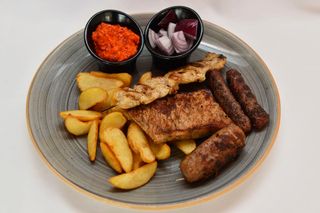 Mijšano meso za 1 osobu