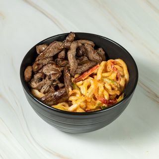 ლაფშა ნაღებით და საქონლით