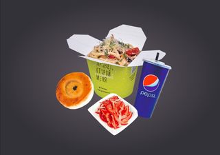 Комбо Лапша в сливочном соусе