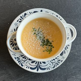 Крем суп сирний з креветками 250 г