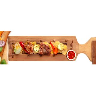 Метр стейков из говядины