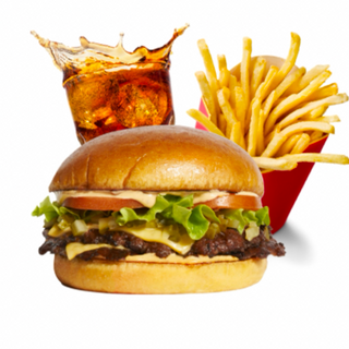 Menú hamburguesa de pollo 