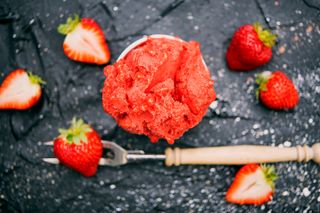 Lody truskawkowe Gramy