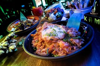 Kamado rice con huevo 