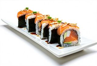 Uramaki venus salmon menta